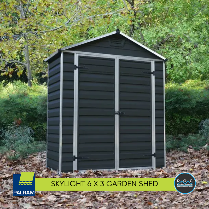 Skylight Garden Shed 6 Ft by Palram | Roofing Options Centre