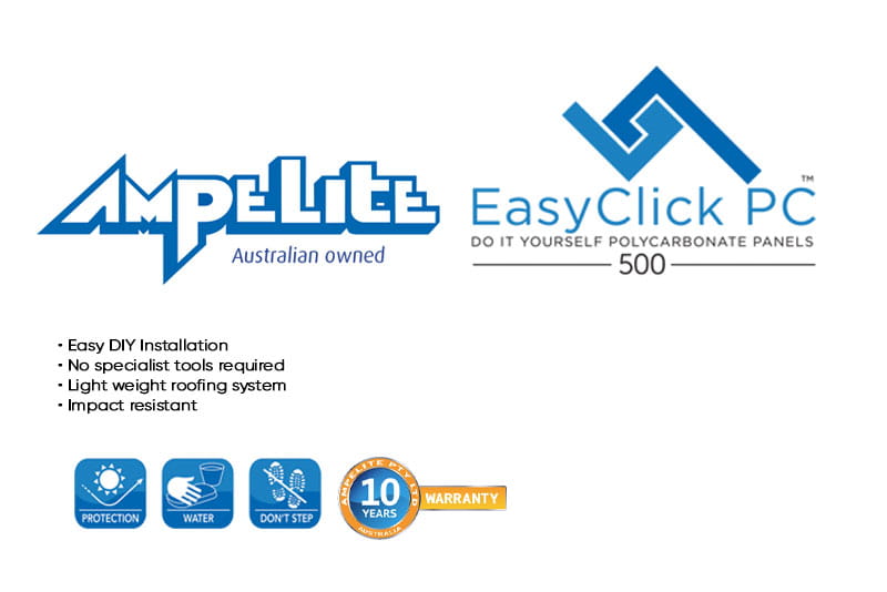 Easyclick PC 500 Polycarbonate Roof Panels Information