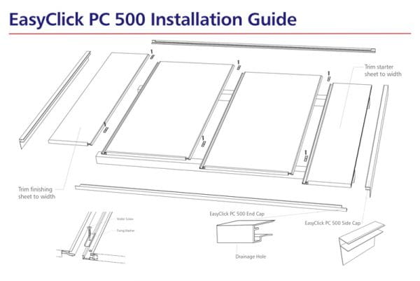 Easyclick PC 500 Roof Panels Installation Guide