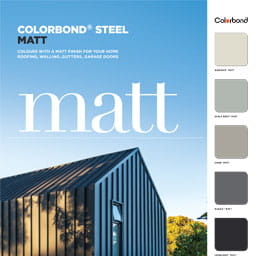 Colorbond Steel Matt