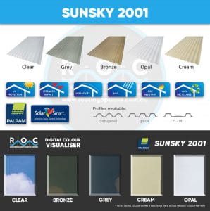 Sunsky Polycarbonate Roofing Digital Color Visualizer