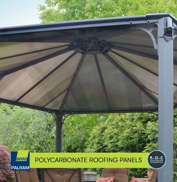 Monaco DIY Gazebo Kit Polycarbonate Roofing Panels