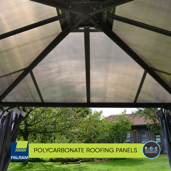 Palermo DIY Gazebo Kit Polycarbonate Roofing Panels