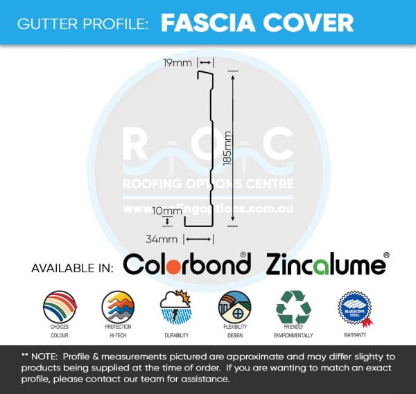 COLORBOND® Metal Fascia Cover Information - Roofing Options Centre