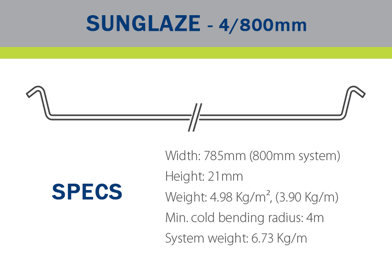 Sunglaze 4/800mm Polycarbonate Installation Guide