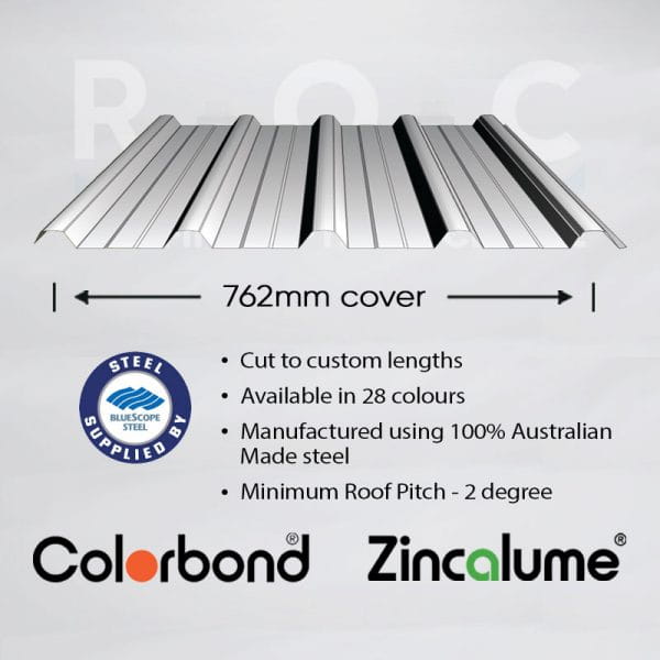 COLORBOND® Trimdeck Trimdek 0.42 Steel Roofing