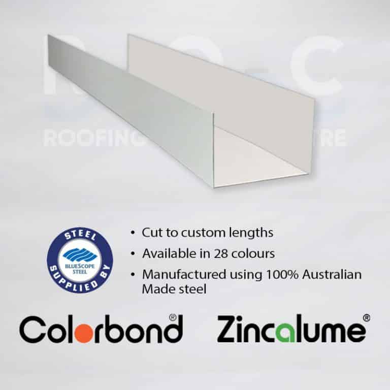 Buy COLORBOND® Box Gutter Flashing Roofing Options Centre