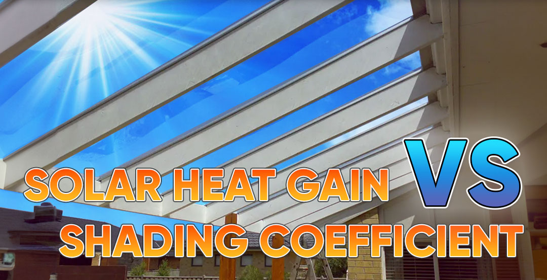 Exploring Shading Coefficient and Solar Heat Gain with SUNGLAZE
